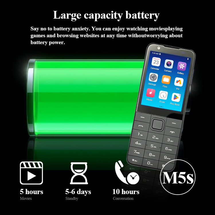 TIQ MINI M5S Black 3g+32g smartphones MTK 6761 Touchscreen phone Button Phone Android phone